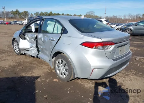 2022 Toyota Corolla Le из США, поврежденный, VIN JTDEPMAE1N3031122